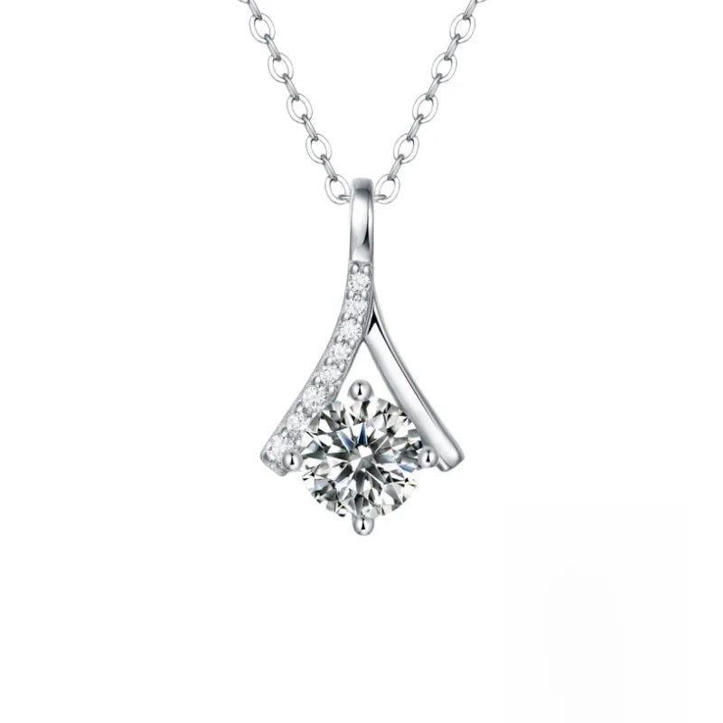 Sterling Silver Round Pendant Necklace – 18K Plated 18K Gold 925 Silver