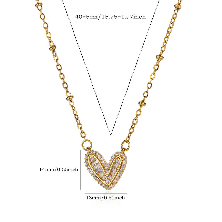 Gold Elephant Moon Pendant Necklace N07115G