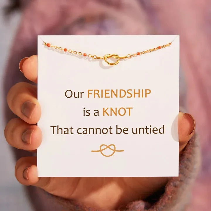 Sterling Silver Knot Enamel Bracelet