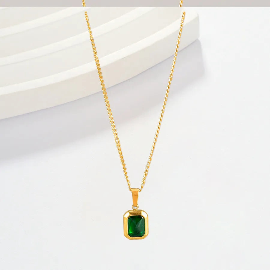 Titanium Steel Heart Pendant Necklace