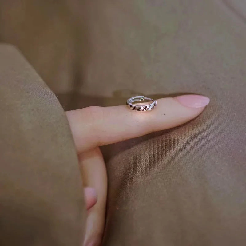 925 Sterling Silver Round Stud Earrings 925 Silver