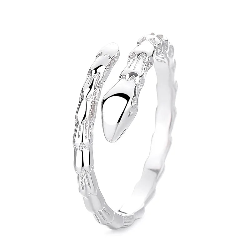 Sterling Silver Adjustable Snake Ring