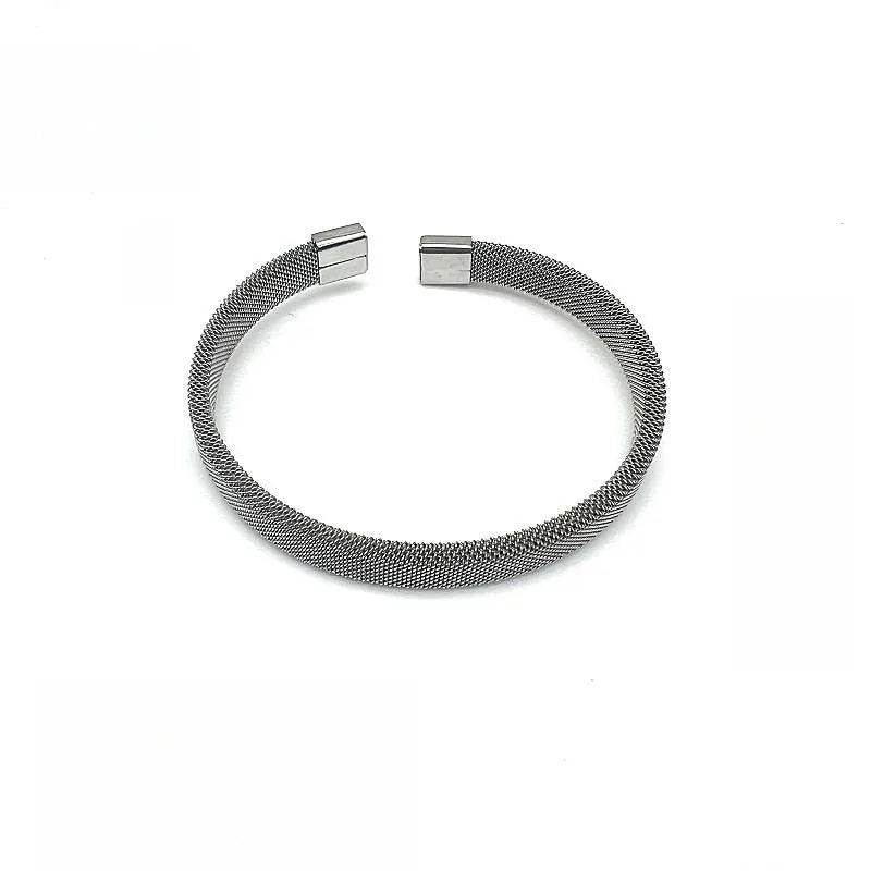 Vintage Mesh Titanium Steel Bracelet