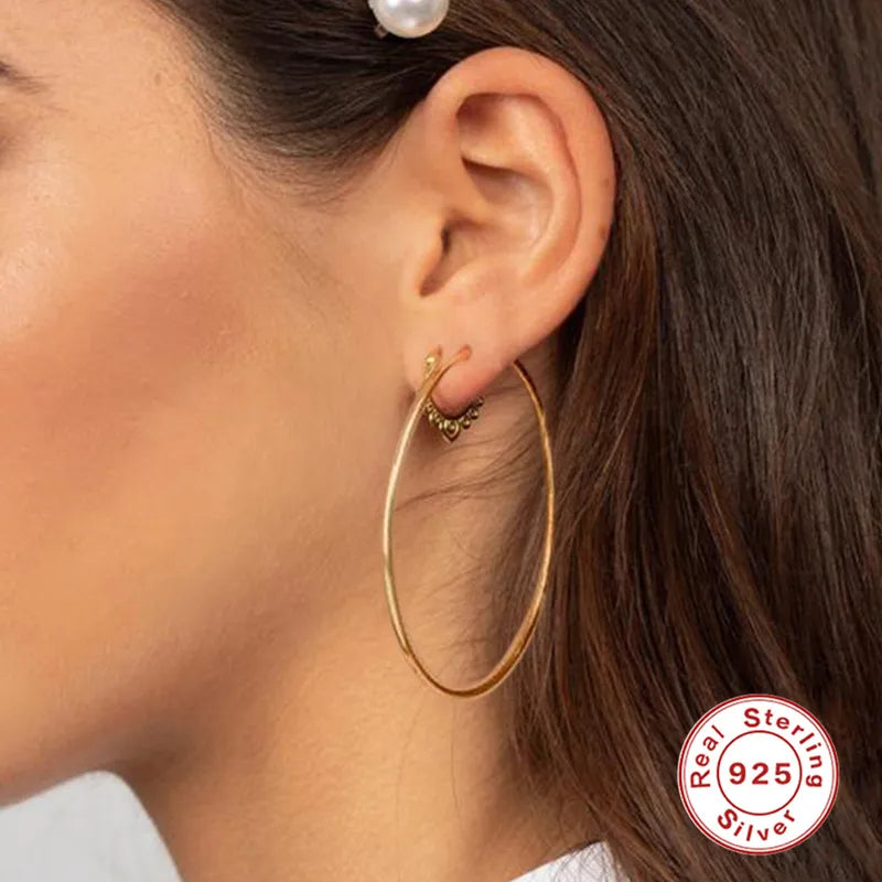 925 Sterling Silver Minimalist Earrings