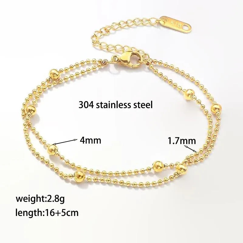 18K Gold PVD Geometric Stainless Steel Necklace