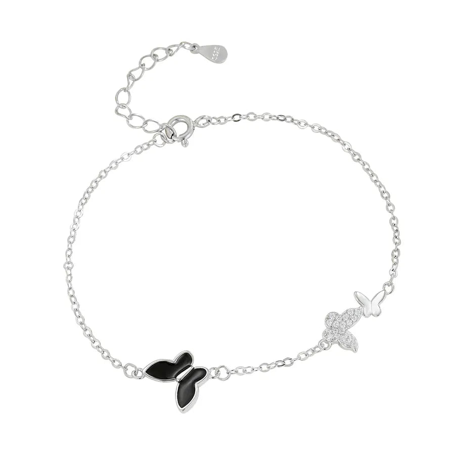 Sterling Silver Butterfly Bracelet for Women
