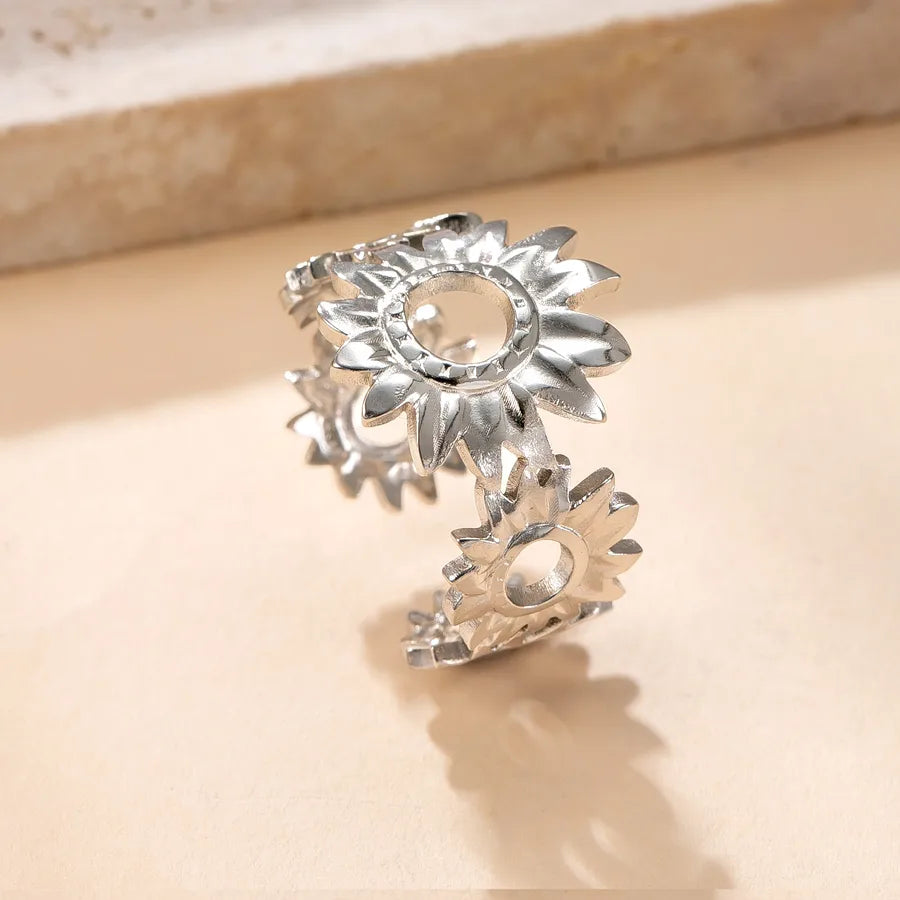 Geometric Open Ring in 304 Stainless Steel Average Size YYJZ385S