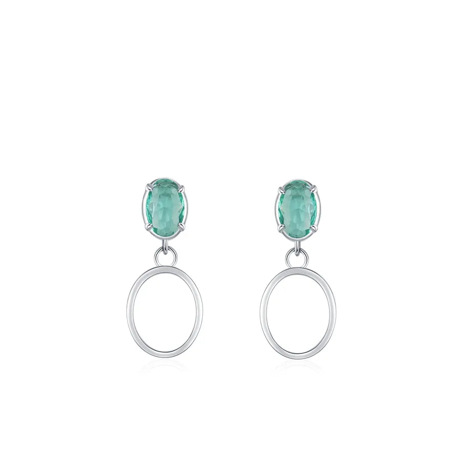 Sterling Silver Paraiba Jewelry Set for Women $ED3462 925 Silver