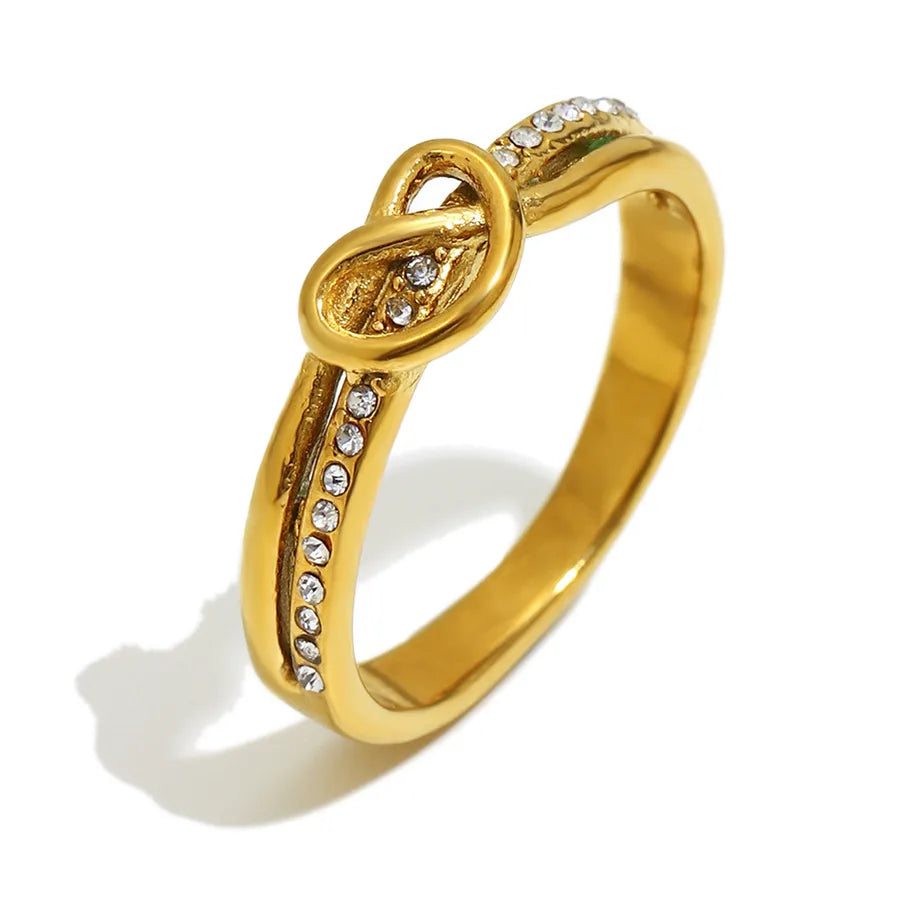 18K Gold Plated Geometric Stainless Steel Ring