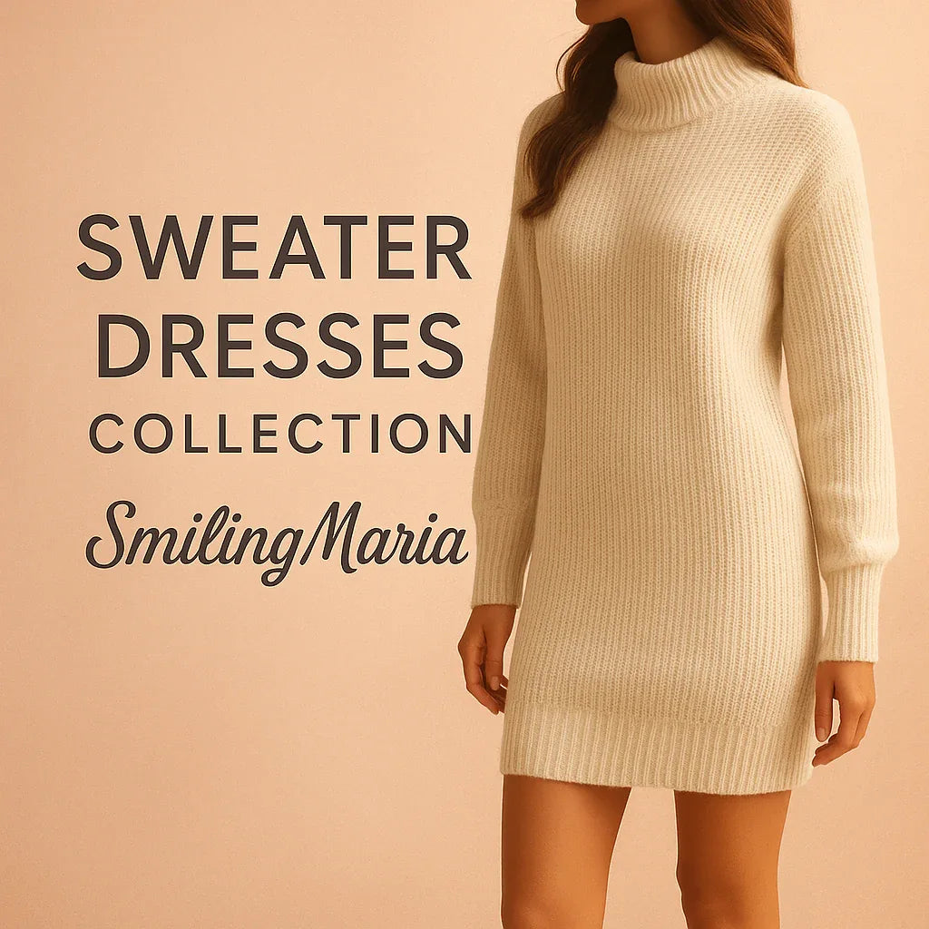Sweater Dresses - Smiling Maria - Everything For Women