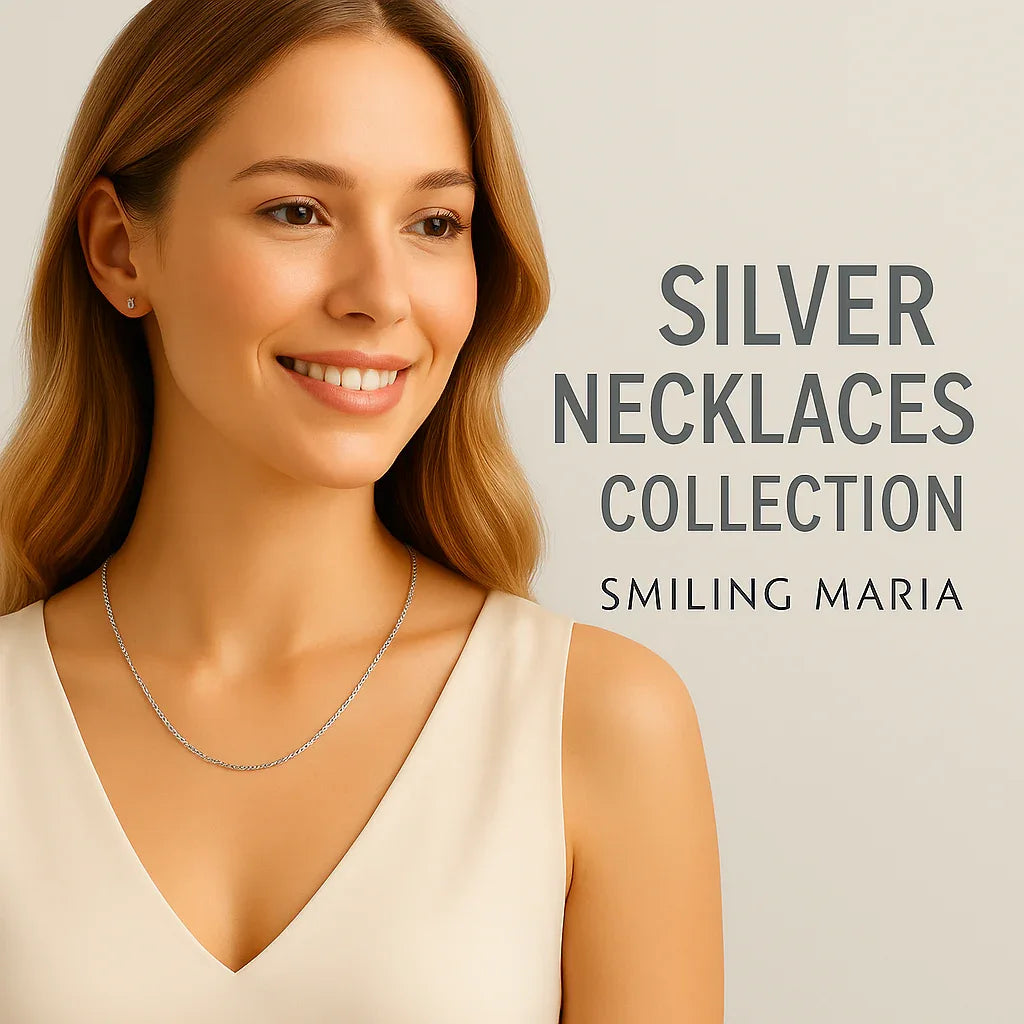 Silver Necklaces - Smiling Maria - Everything For Women