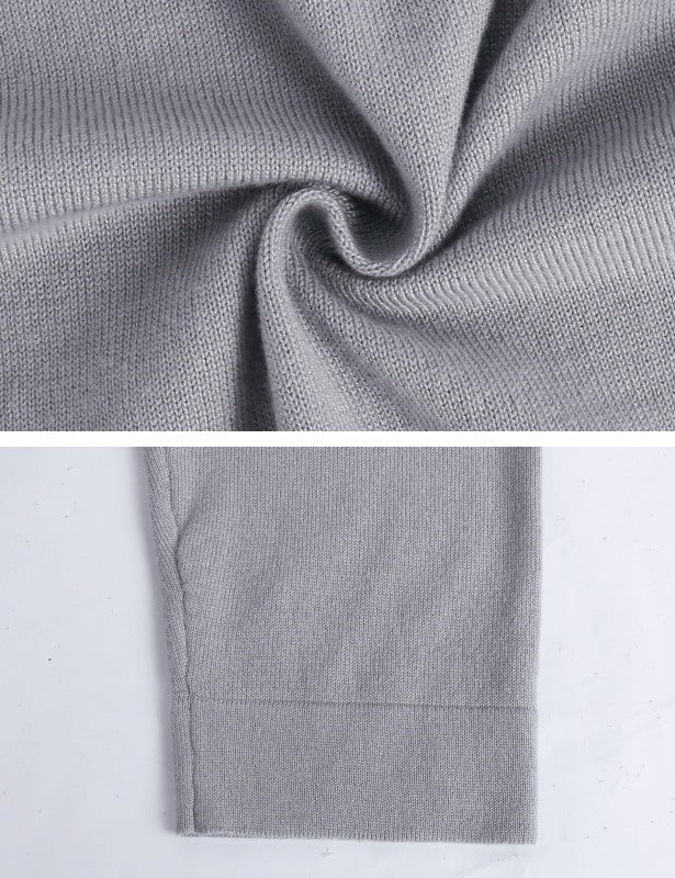 Укороченный вязаный кардиган с рукавом 3/4