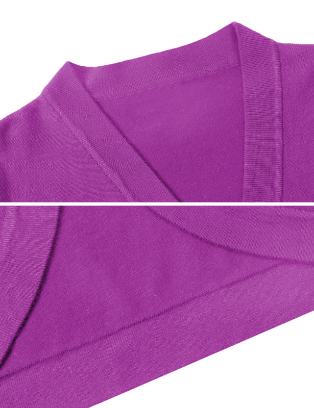 Укороченный вязаный кардиган с рукавом 3/4