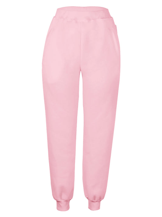 Women's Cotton-Blend Loose Pocket Lounge Pants – Relaxed Fit, All-Season Comfort