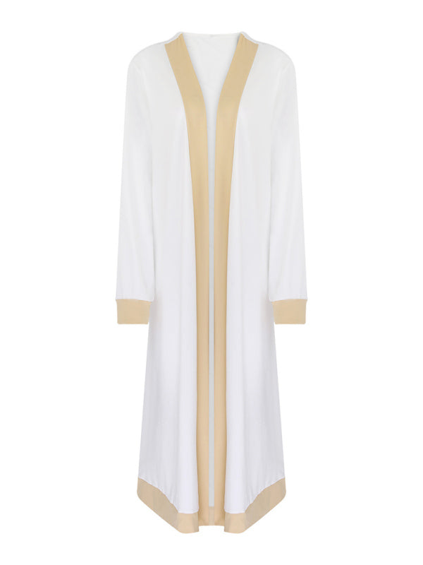 3-Piece Casual Lounge Set – Sleeveless Vest, Long Cardigan & Trousers