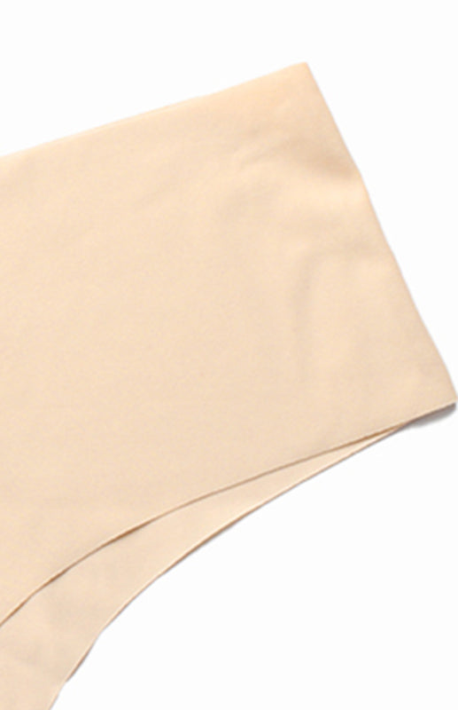 Seamless High Elastic Solid Knit Briefs – Soft Invisible Low-Waist Panties