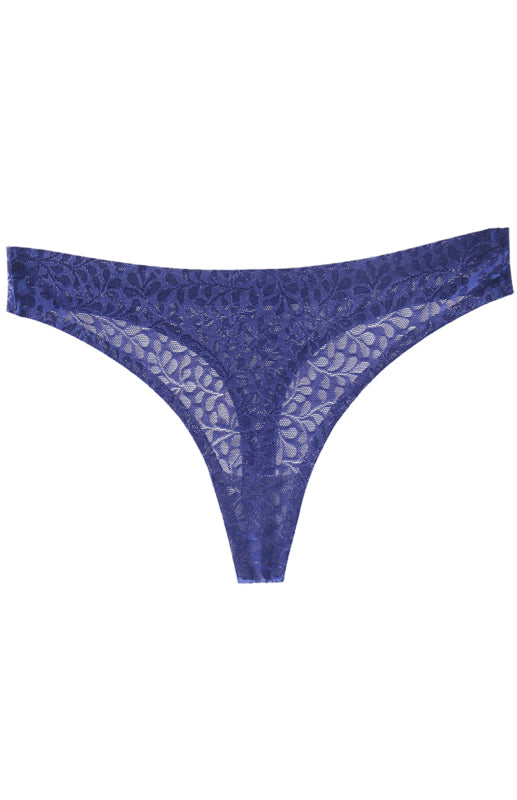 Seamless Low-Waist Knit Thong Panties – Breathable & Stretchy for All Seasons