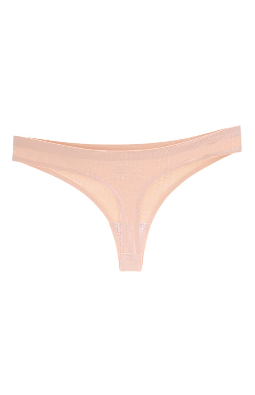 Women's Seamless Mesh Thongs – Breathable, Low-Waist, All-Season Comfort