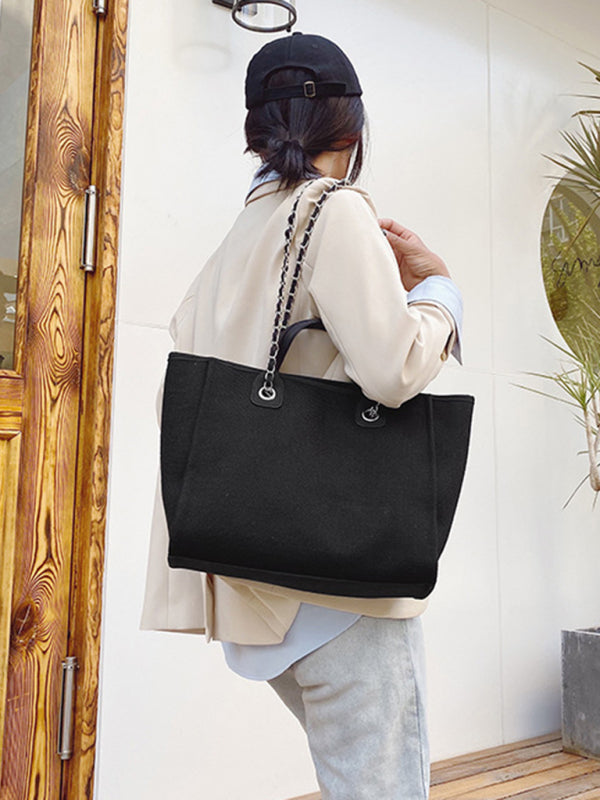 Women's Large Bucket Shoulder Tote Bag