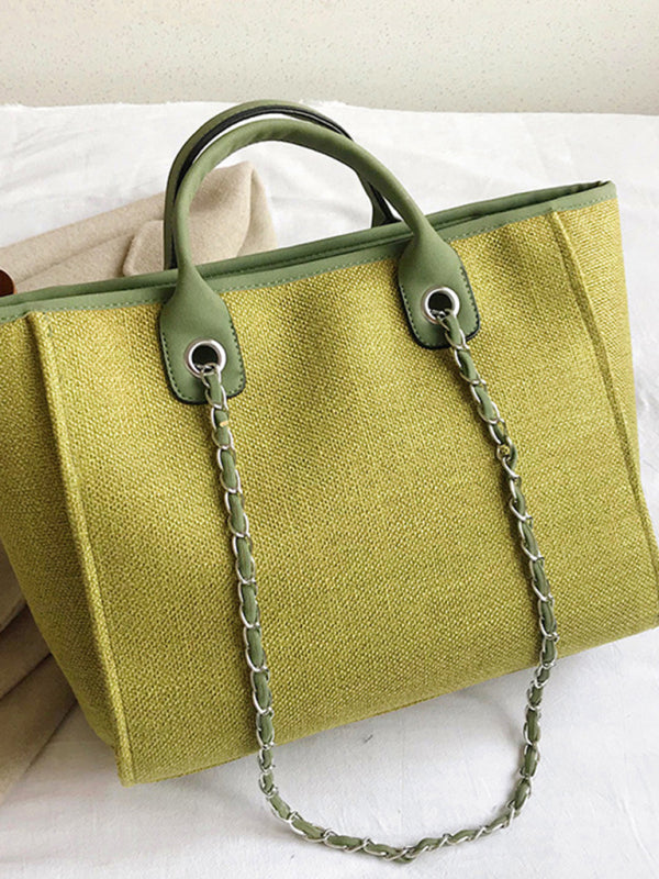 Women's Large Bucket Shoulder Tote Bag
