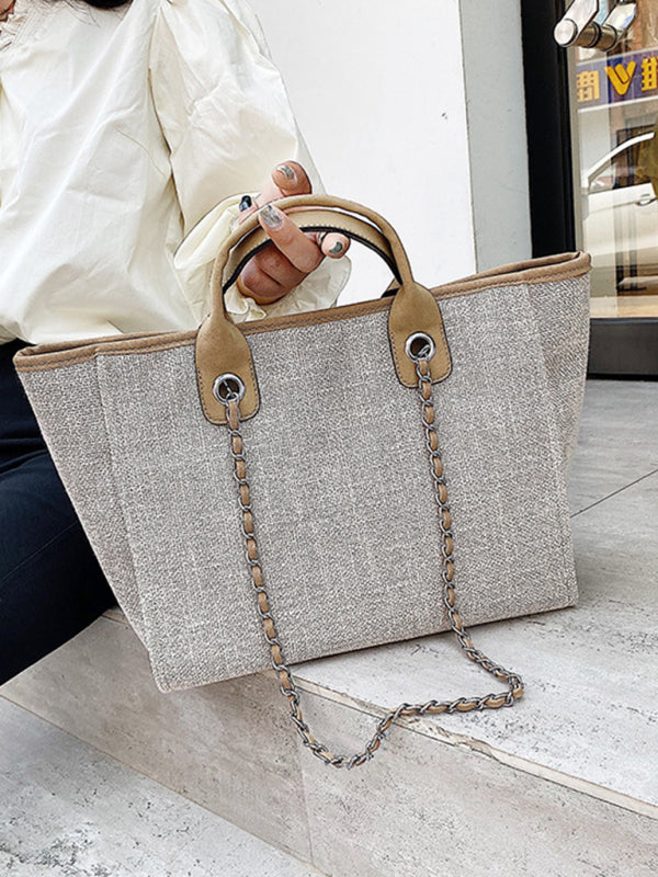 Women's Large Bucket Shoulder Tote Bag