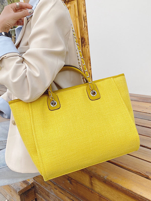 Women's Large Bucket Shoulder Tote Bag