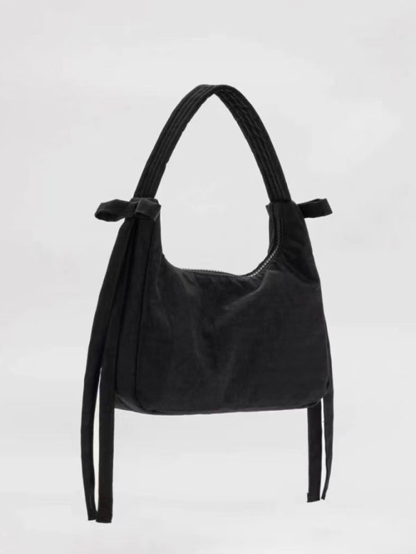 Minimalist Nylon Armpit Handbag – Trendy Shoulder Bag