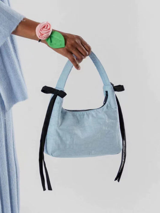 Minimalist Nylon Armpit Handbag – Trendy Shoulder Bag