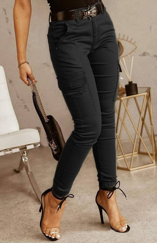 Chic Low Waist Skinny Pants