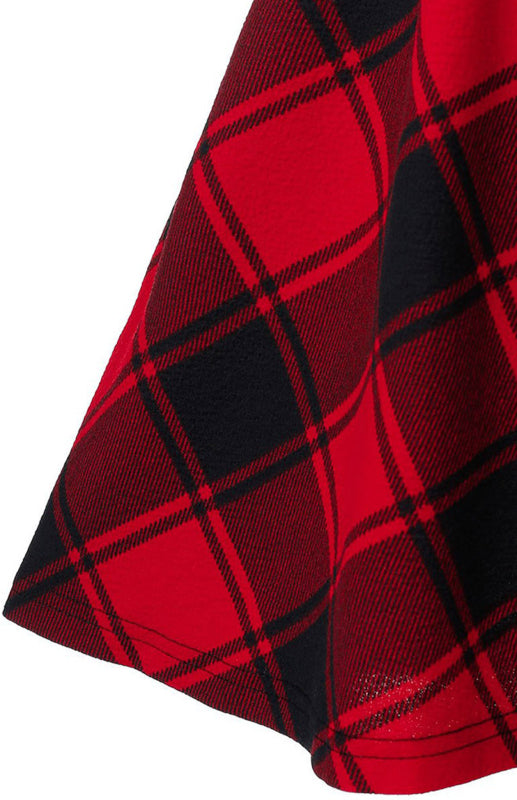 Plaid A-Line High Waist Skirt – Smiling Maria