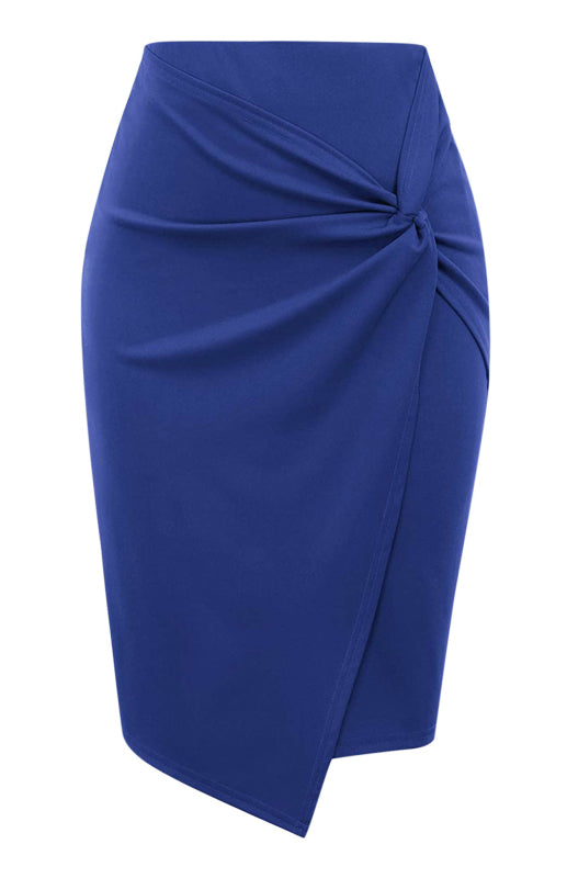 Pleated Knit Midi Skirt – Smiling Maria