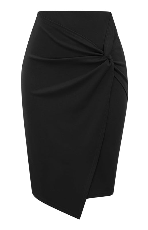 Pleated Knit Midi Skirt – Smiling Maria