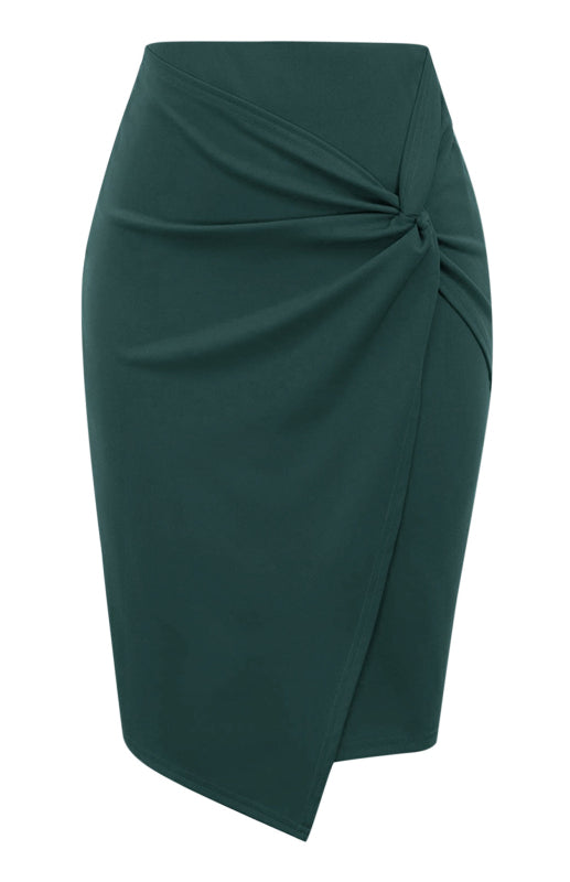 Pleated Knit Midi Skirt – Smiling Maria