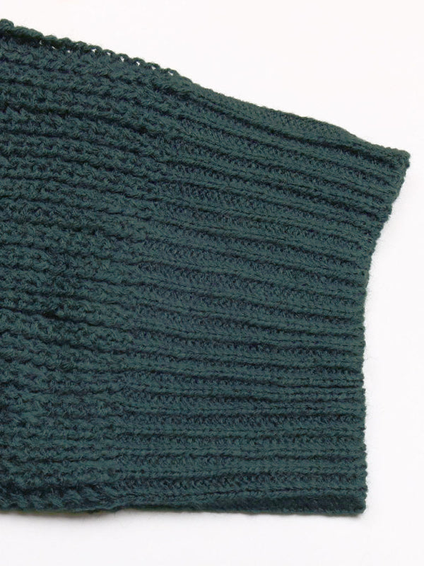 Czarny i biały kardigan w blokach kolorów