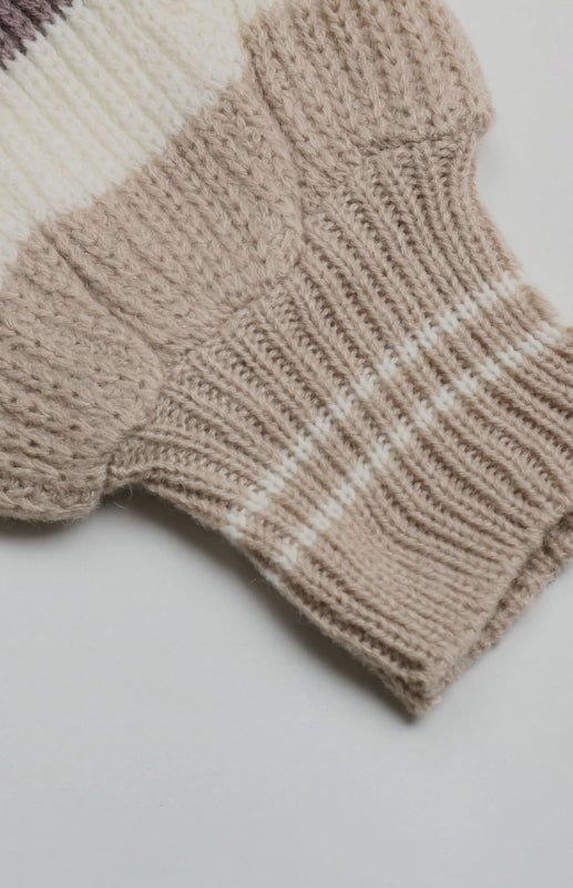 Women's Colorblock Open Front Knit Sweater