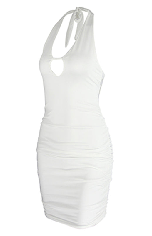 Women's Halter Backless Bodycon Party Dress