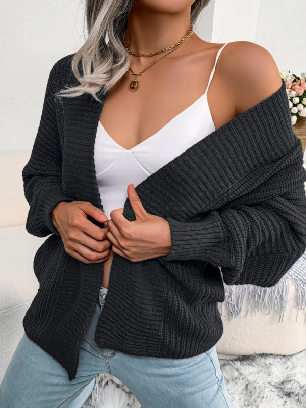 Women's Batwing Sleeve Knit Cardigan
