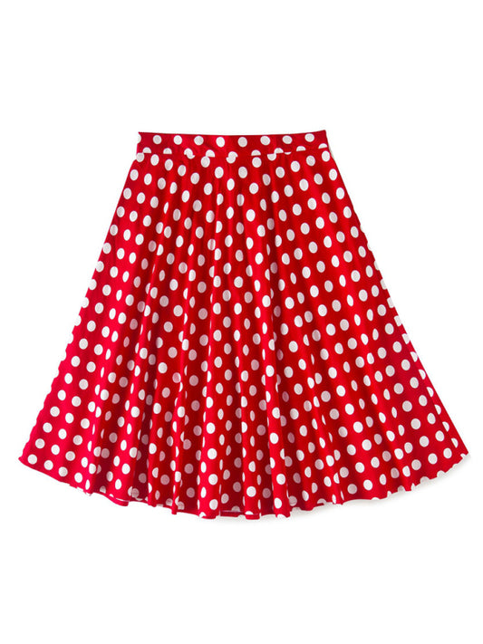 Casual A-Line Printed Skirt