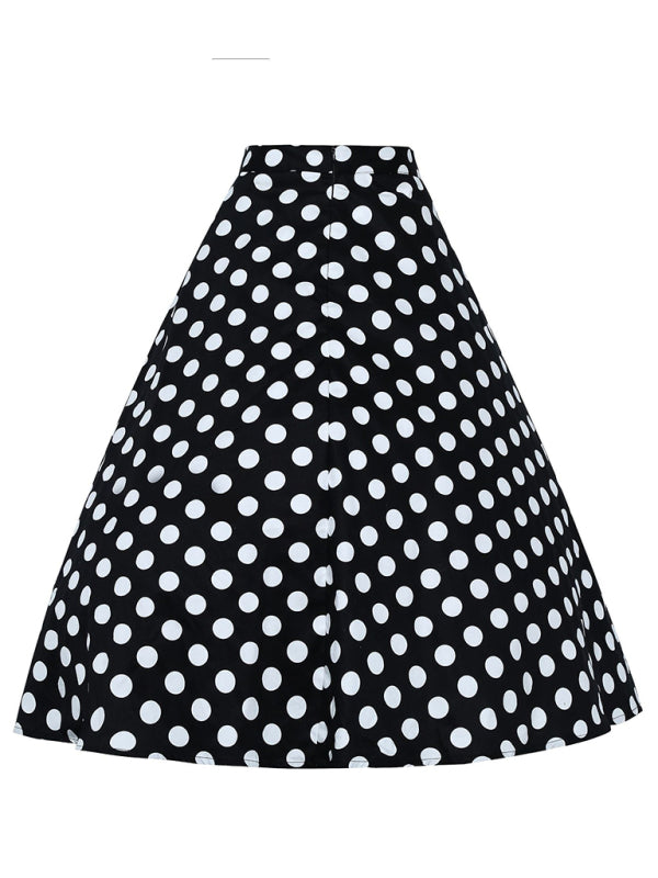 Casual A-Line Printed Skirt
