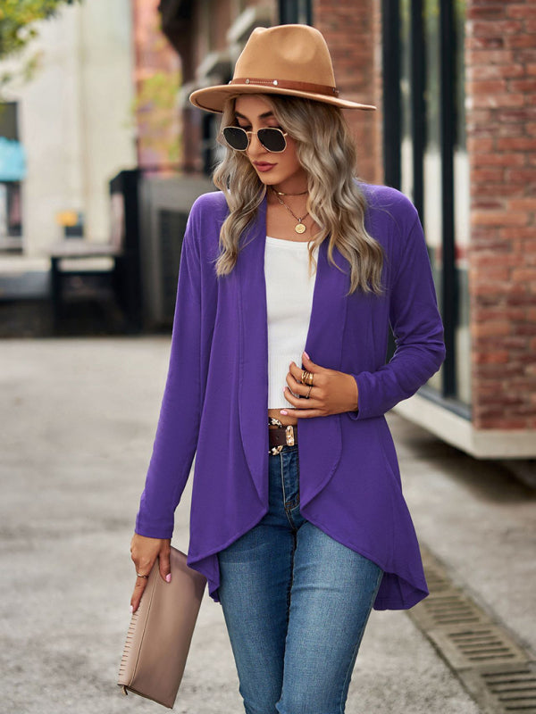 Long Sleeve Knit Cardigan for Women