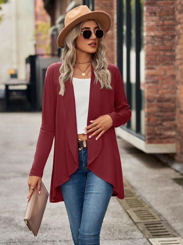 Long Sleeve Knit Cardigan for Women