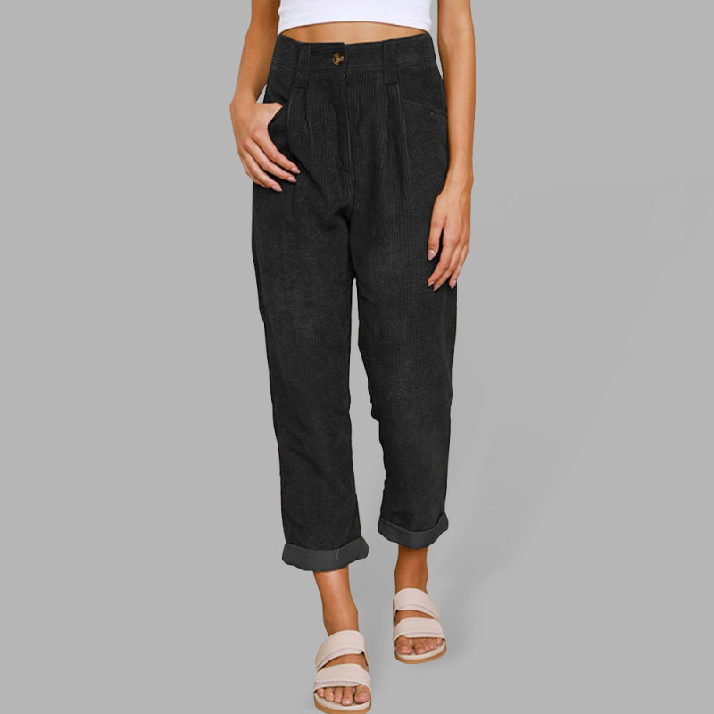 High Waist Corduroy Lounge Pants