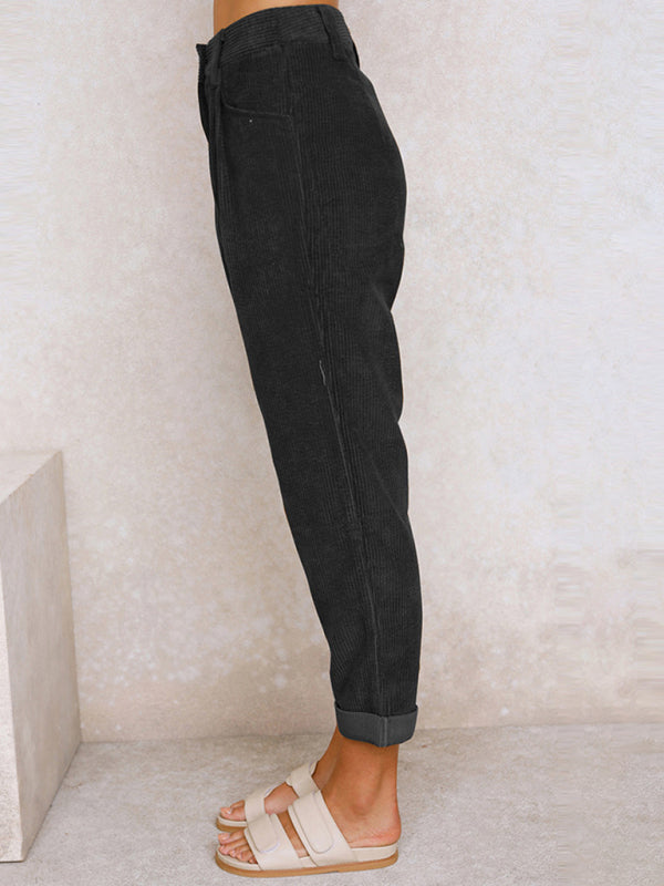 High Waist Corduroy Lounge Pants