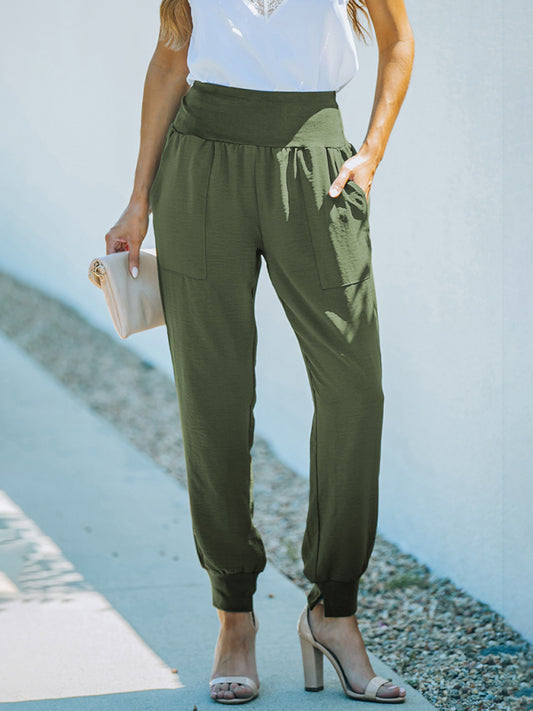 High-Waist Ribbed Lounge Pants