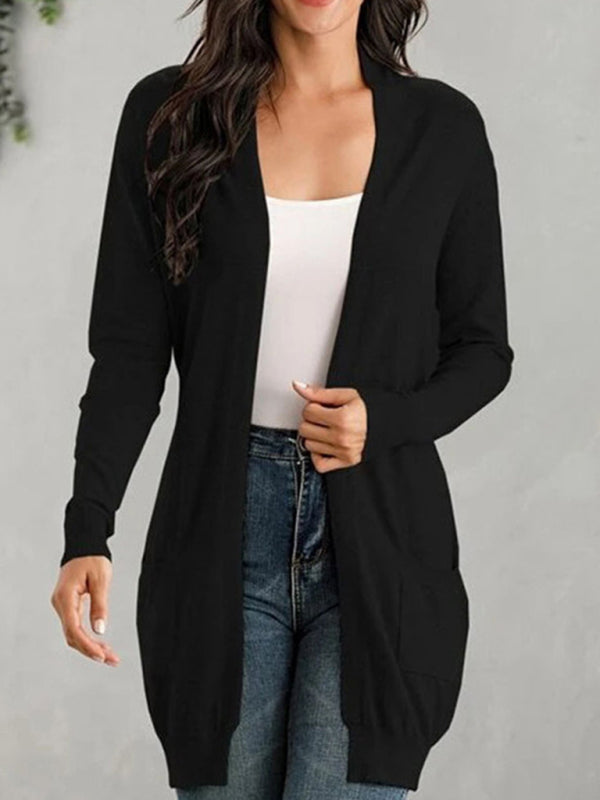 Women's Long Sleeve Knit Cardigan