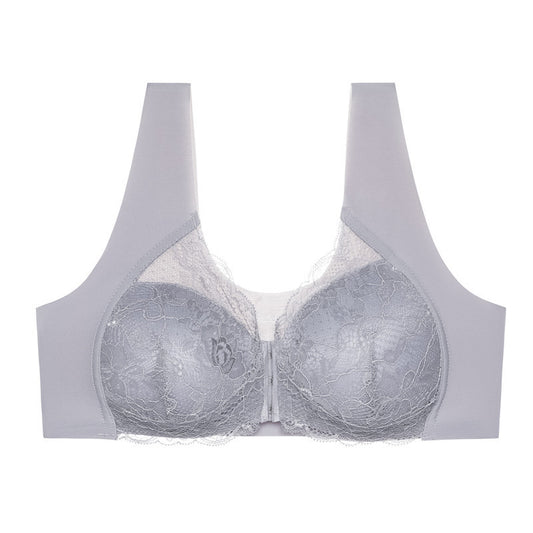 Lace Steel Ring Tube Top – Sexy Slim Fit Bralette with Light Support