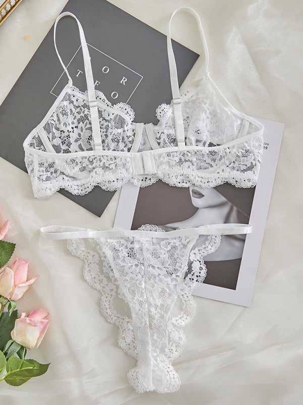 Lace Sheer Lingerie Set – Smiling Maria
