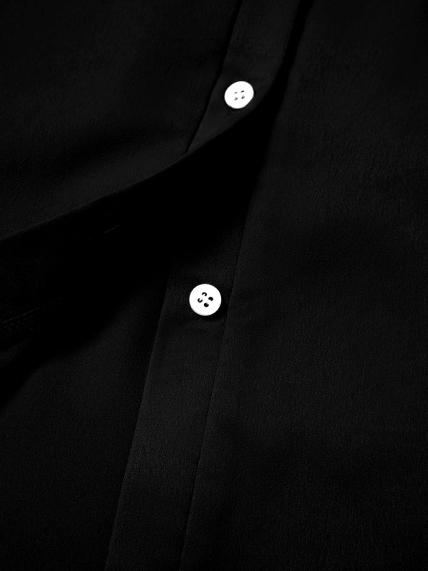 Chemise décontractée tissée à manches courtes