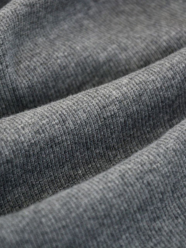 Spódnica prążkowana dzianinowa z falbanką i sznurkiem