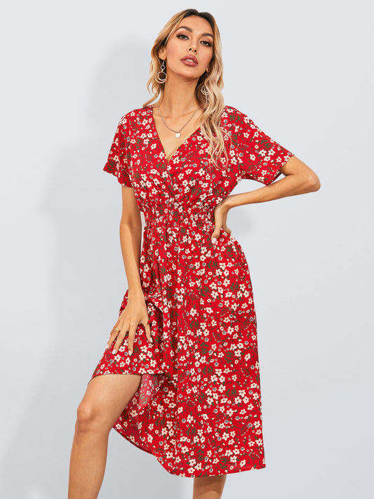 Boho Floral Square Neck Maxi Dress – Lightweight, Flowy & Chic